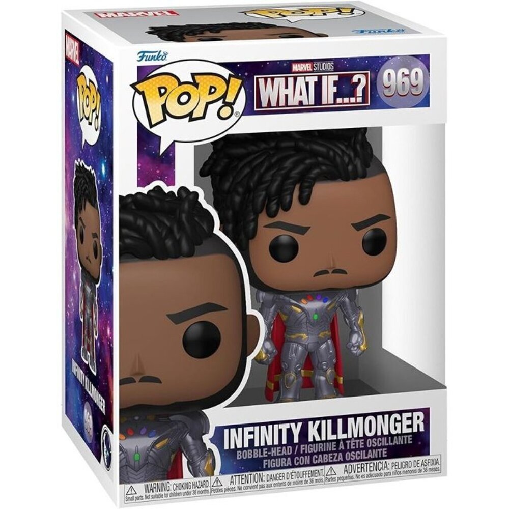 Funko Pop! Marvel: What If…? – Infinity Killmonger #969 Bobble-Head Vinyl Figure